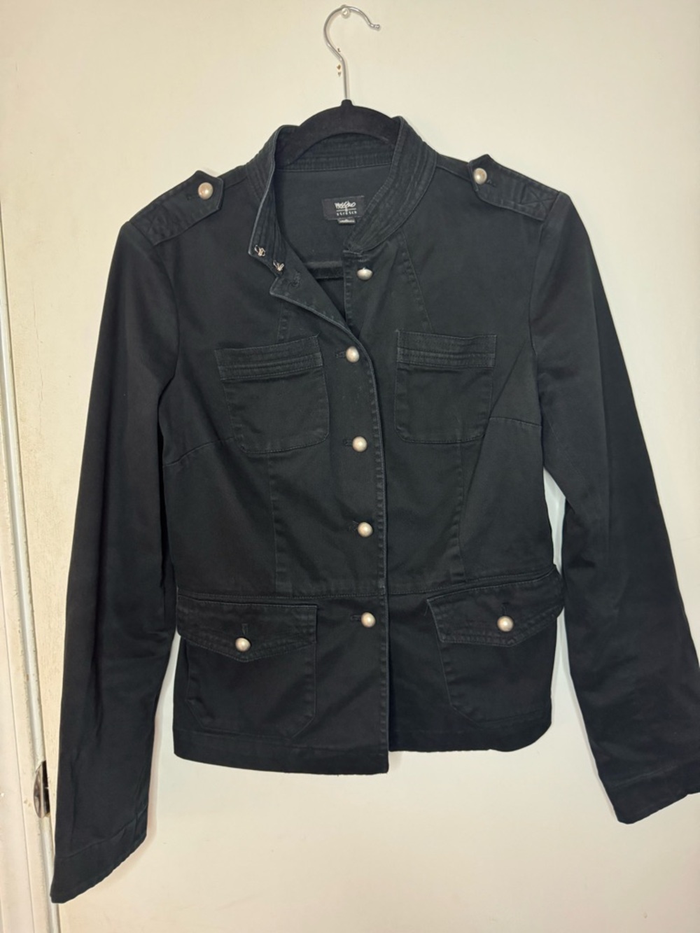 Mossimo Black Military-Style Women's Jacket
